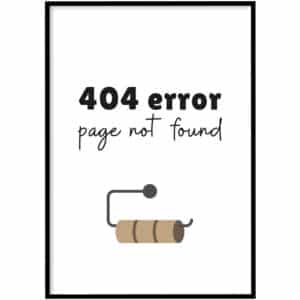 WC Poster - 404 error