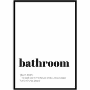 WC Poster - Bathroom