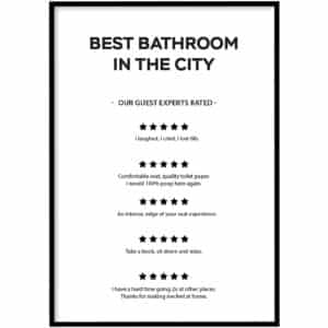 WC Poster - Best bathroom