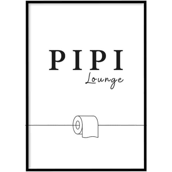 WC Poster - Pipi lounge