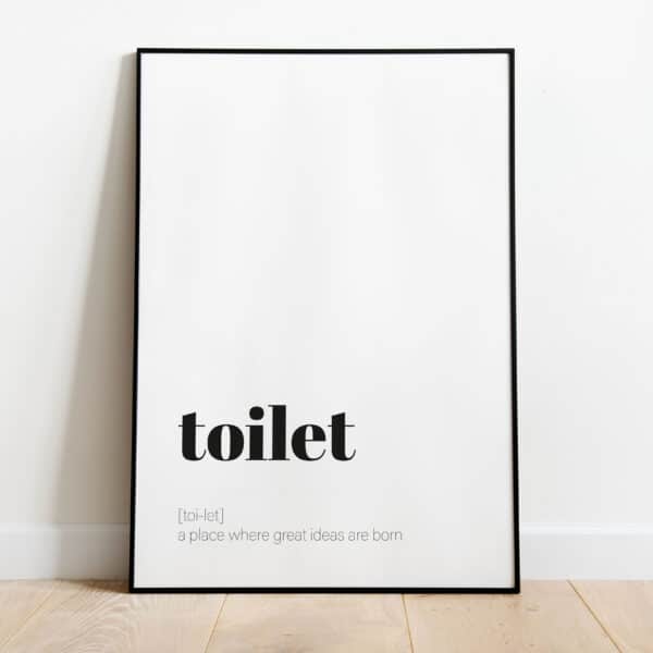 WC Poster - Toilet