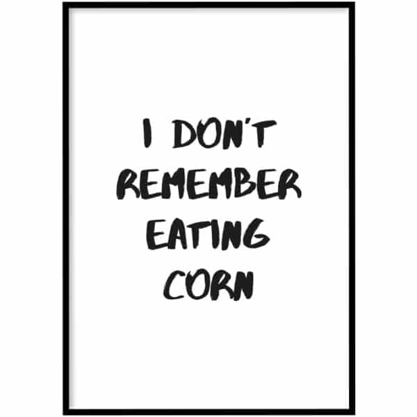WC Poster - Corn