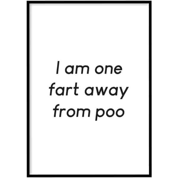 WC Poster - Fart away