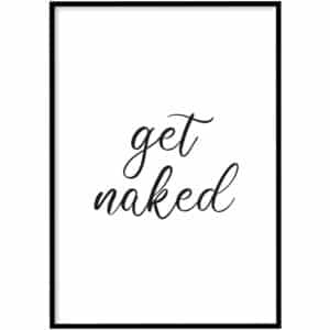 WC Poster - Get naked