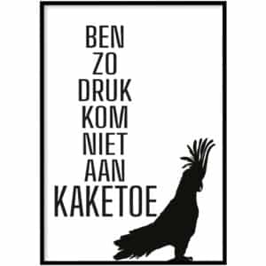 WC Poster - Kaketoe