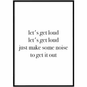 WC Poster - Let's get loud