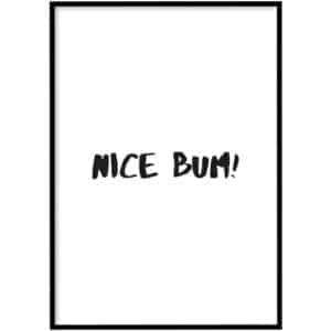 WC Poster - Nice bum