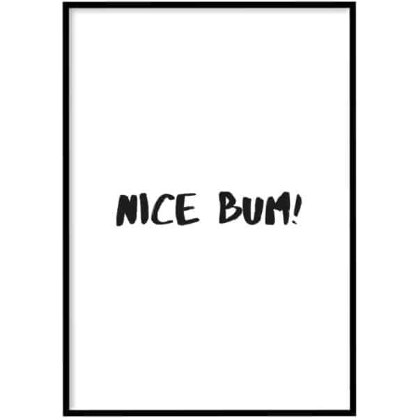 WC Poster - Nice bum