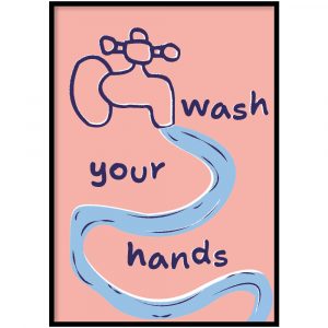 Poster - Wash hands