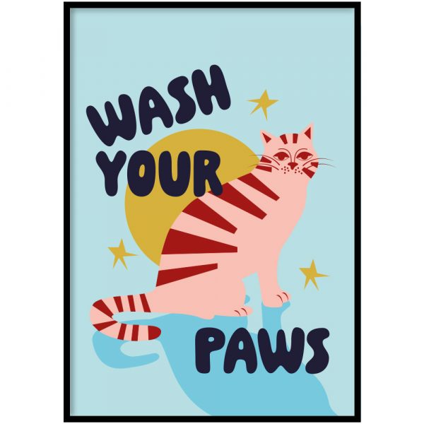 Poster - Wash your paws